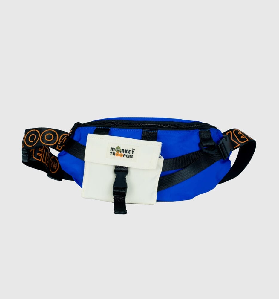 Lit Fanny Pack Lightweight and Water Resistant Silver Monkey Troopers