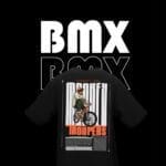 BMX Oversized T-Shirt – Bold Trooper Graphic Tee in Black