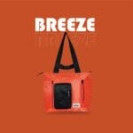 Breeze Laptop Tote Bag - Travel and Work Essential | Orange